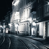 Freiburg bei Nacht