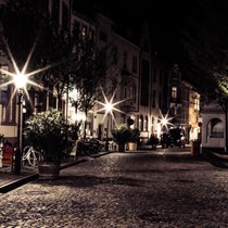 Freiburg bei Nacht