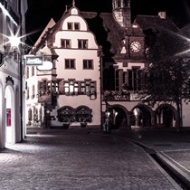 Freiburg bei Nacht